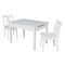 International Concepts Rectangle Table with 2 San Remo Juvenile Chairs, 24 W, 33.1 L, 22.2 H, Wood, White K08-JT2532L-CC105-2 - alternate 1